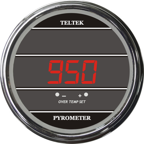 PYROMETER LARGE 3-1/8" or 3-3/8" Mounting Hole (GREEN)